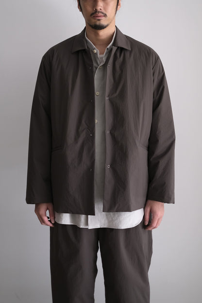 NYLON PUFFY SHIRT JACKET