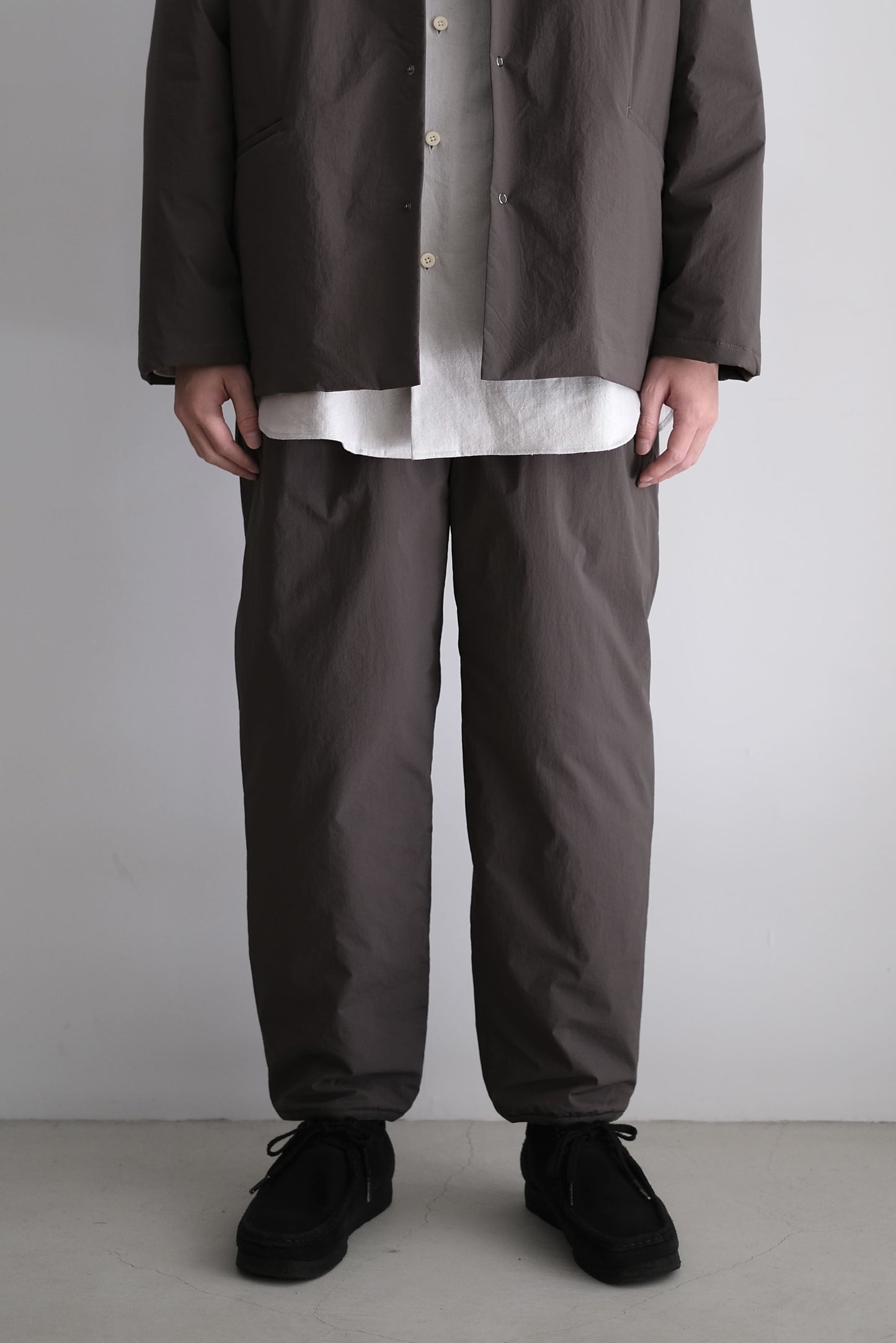 NYLON PUFFY EASY PANTS