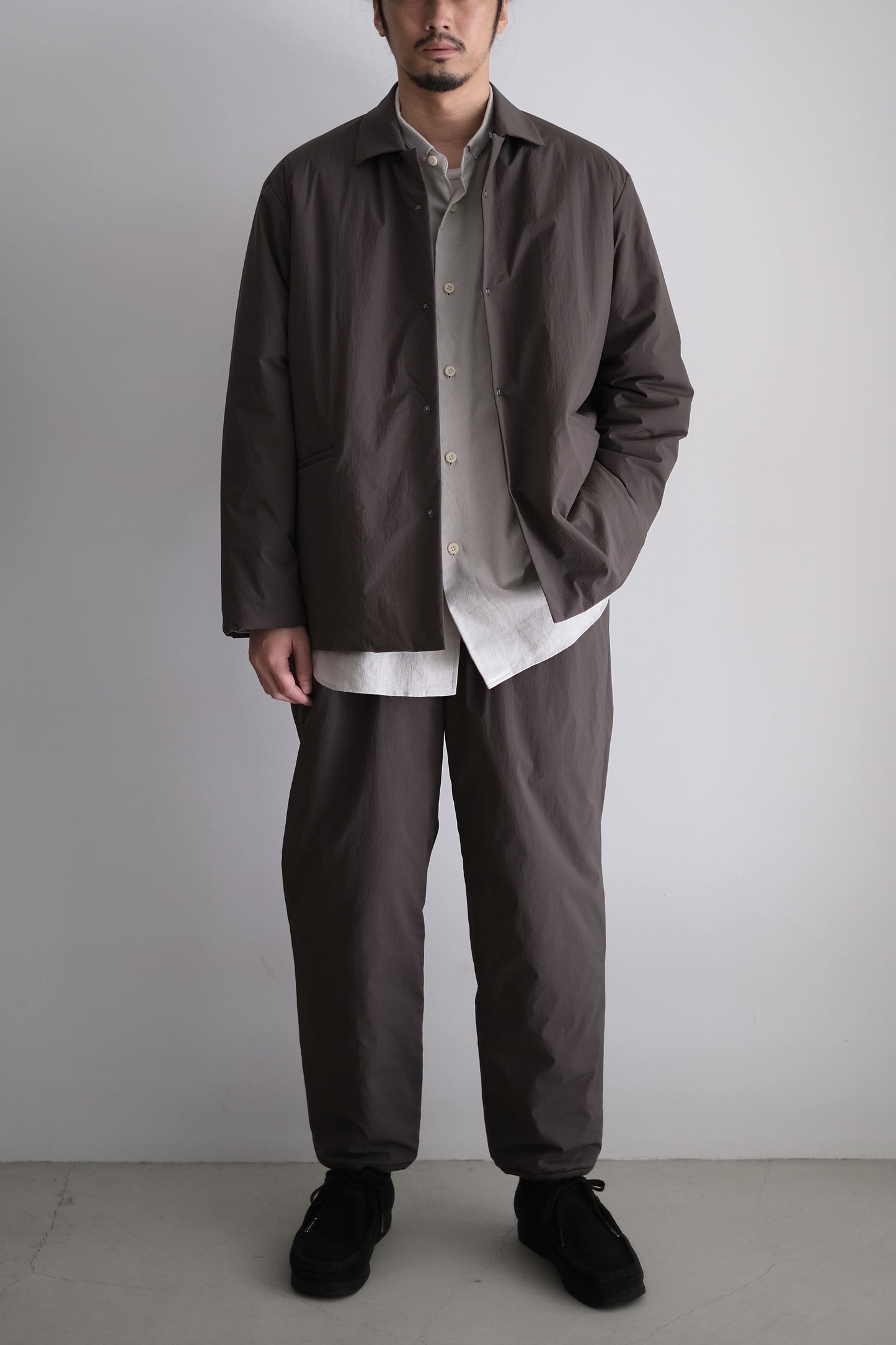 NYLON PUFFY EASY PANTS