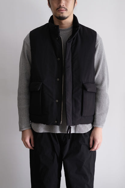 STAND COLLAR PADDED VEST