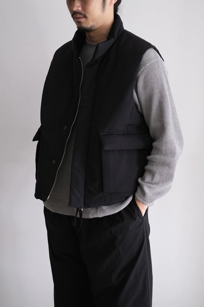 STAND COLLAR PADDED VEST