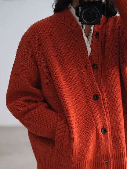 MERINO WOOL KNIT BLOUSON