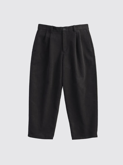 BRITISH MOLESKIN 2 TUCK WIDE PANTS