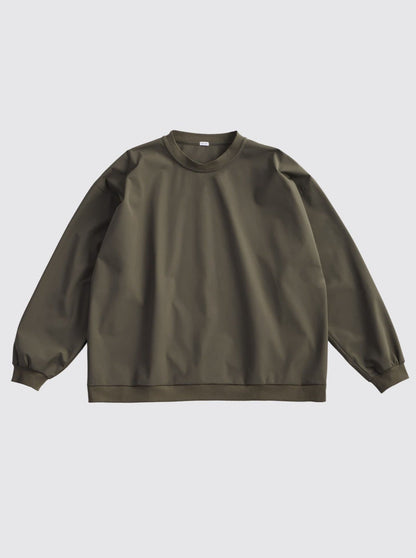 COMFORTABLE NYLON STRETCH CREWNECK