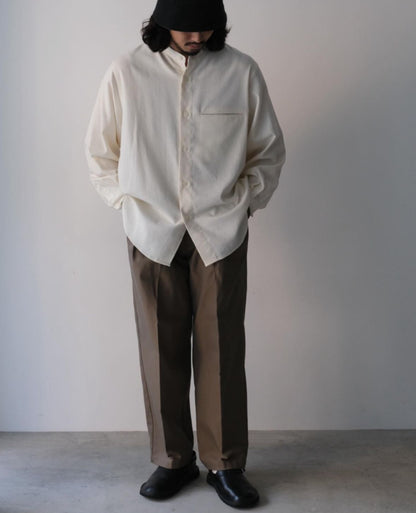 SILK NEP TWILL SHIRT