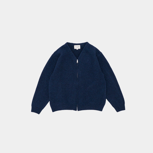FRONT ZIP 7G KNIT BLOUSON
