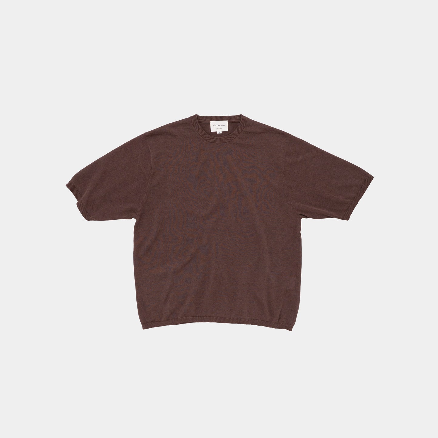 COTTON LINEN S/S KNIT TEE