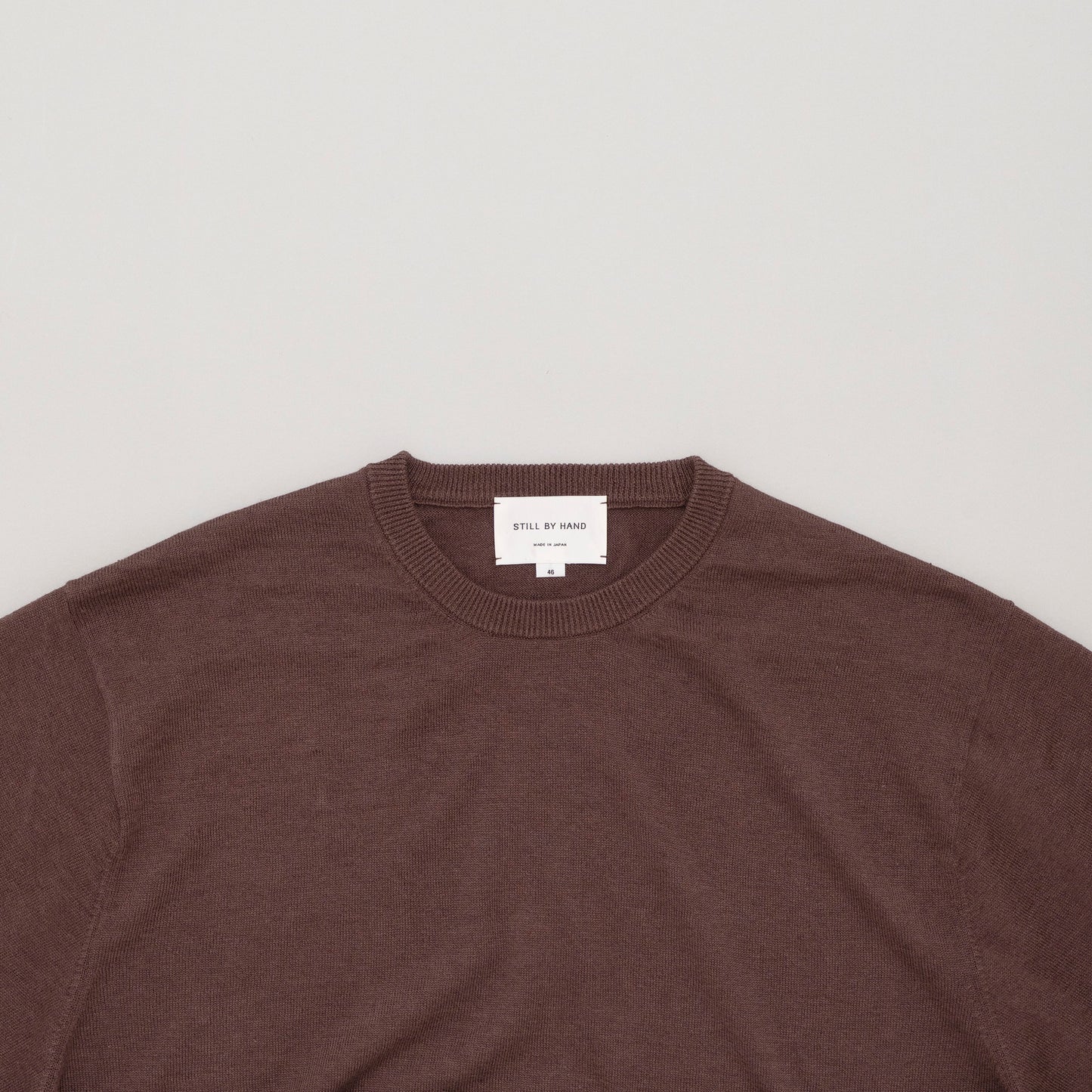 COTTON LINEN S/S KNIT TEE