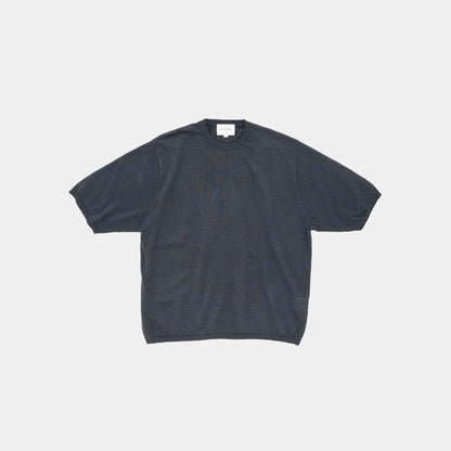 COTTON LINEN S/S KNIT TEE