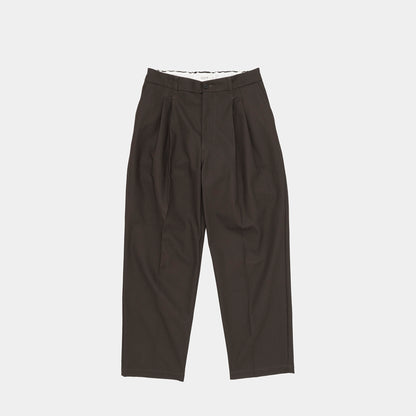 DEEP TUCK PRESSED PANTS