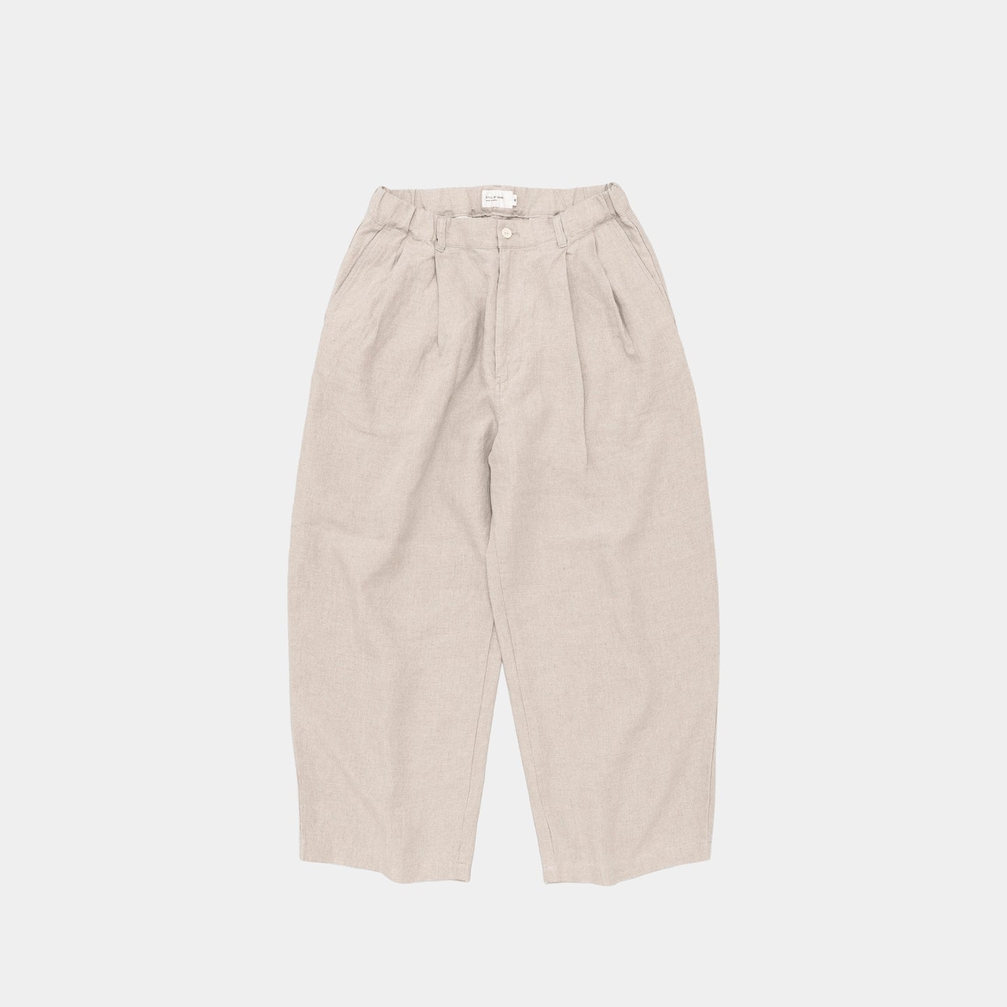 LINEN WIDE PANTS