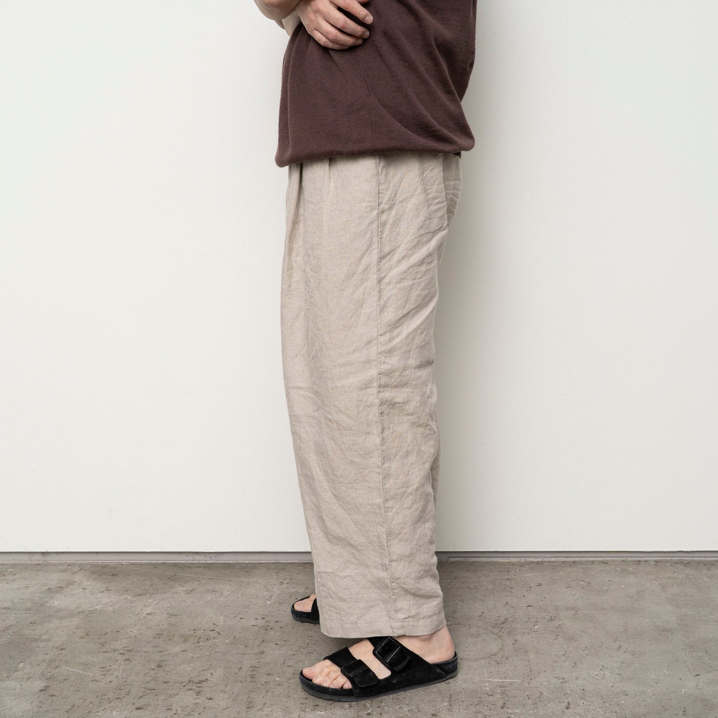LINEN WIDE PANTS