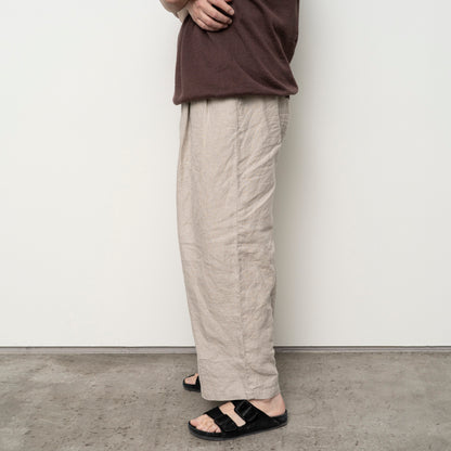 LINEN WIDE PANTS