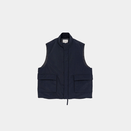 STAND COLLAR PADDED VEST