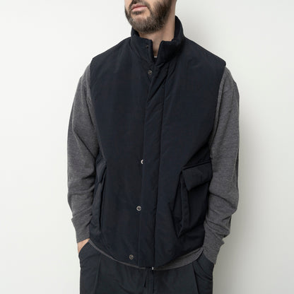STAND COLLAR PADDED VEST