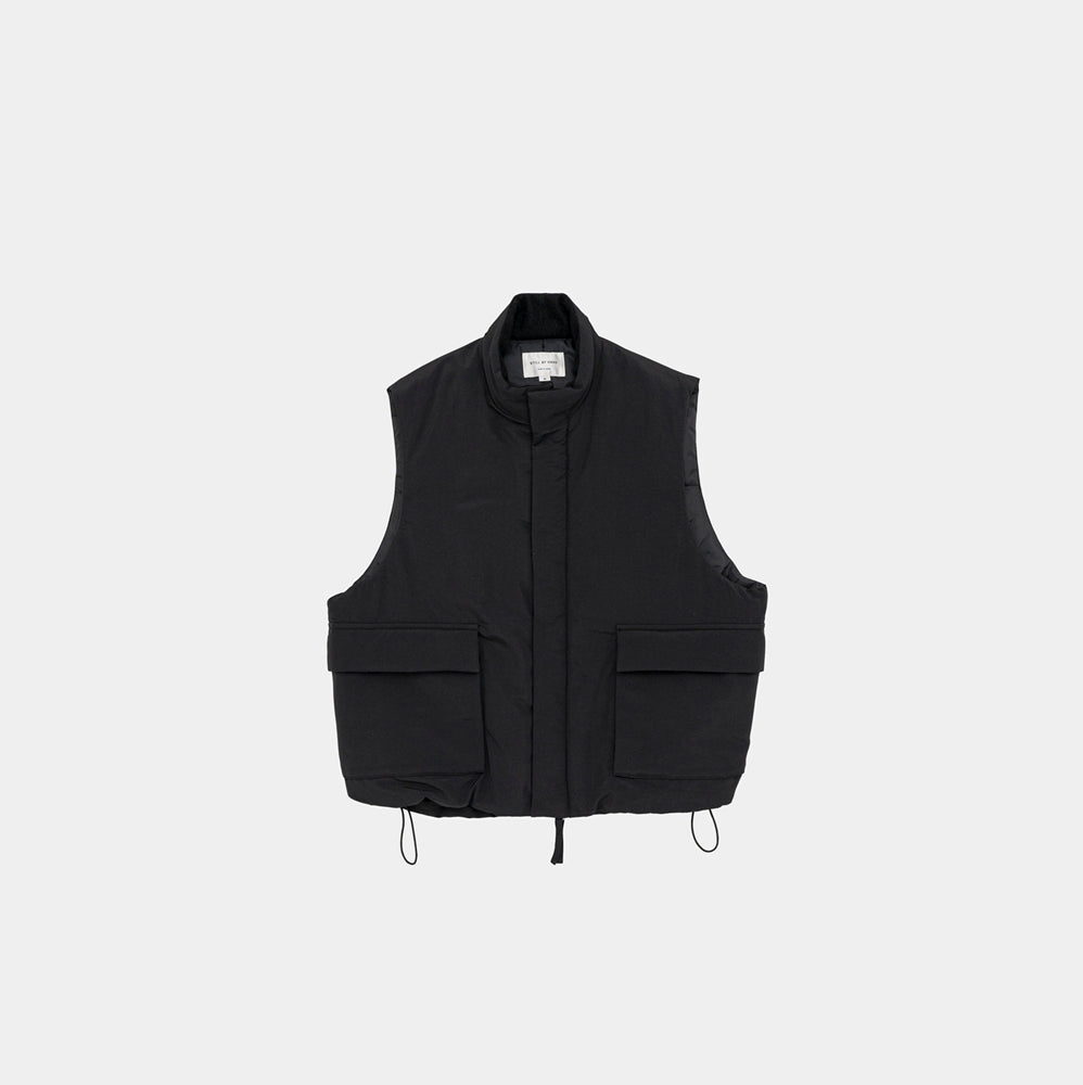 STAND COLLAR PADDED VEST