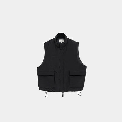 STAND COLLAR PADDED VEST