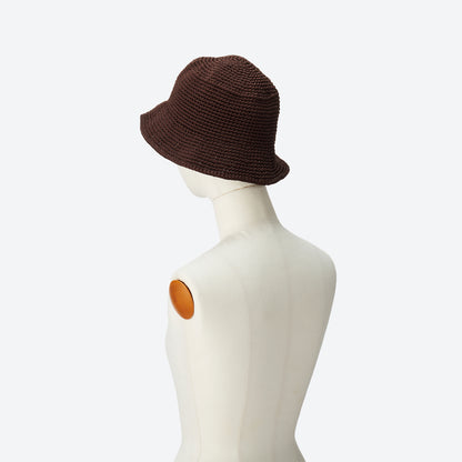 POLY HAND KNIT BUCKET HAT