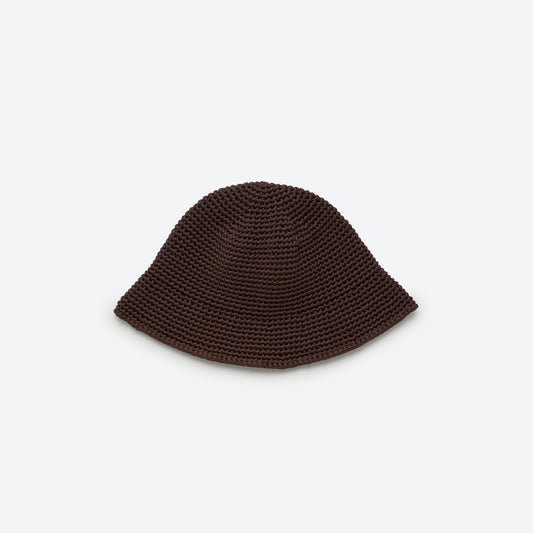 POLY HAND KNIT BUCKET HAT