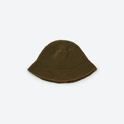 POLY HAND KNIT BUCKET HAT
