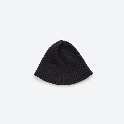 WOOL POLY LINEN BELL BEANIE