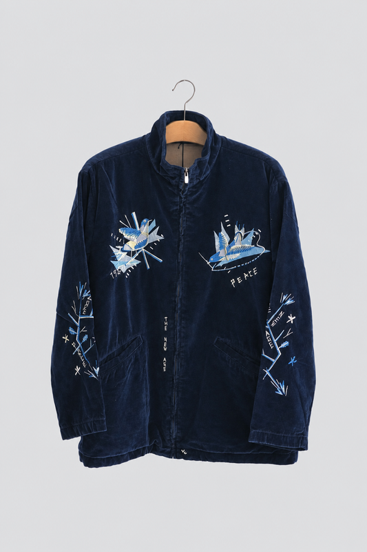 VELVETEEN HIPPIE SOUVENIR ZIP UP JACKET