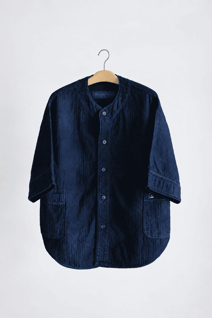 SEA ISLAND SASHIKO BASEBALL SHIRT