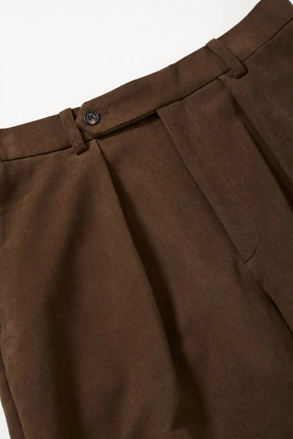 【予約商品】MOLESKIN PLEATED TROUSERS